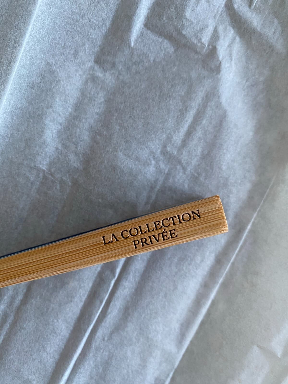 New Authentic Christian Dior Diorviera Bamboo Folding Fan Accessory Collectible 6