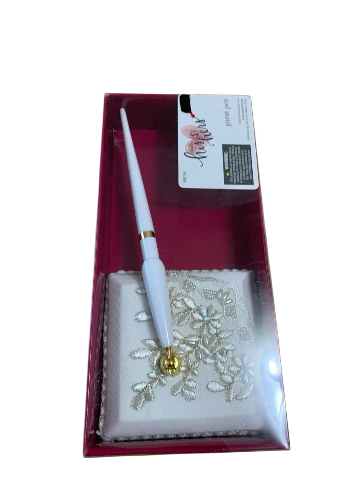 studio his & hers white wedding guest pen 3