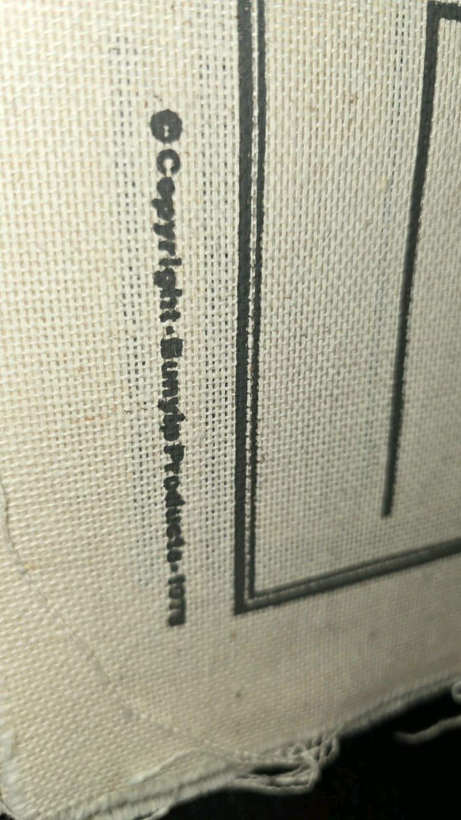 1978 Vtg. Fabric Pedigree Chart You Fill In *Banyup Born Of Goodly Parents  2