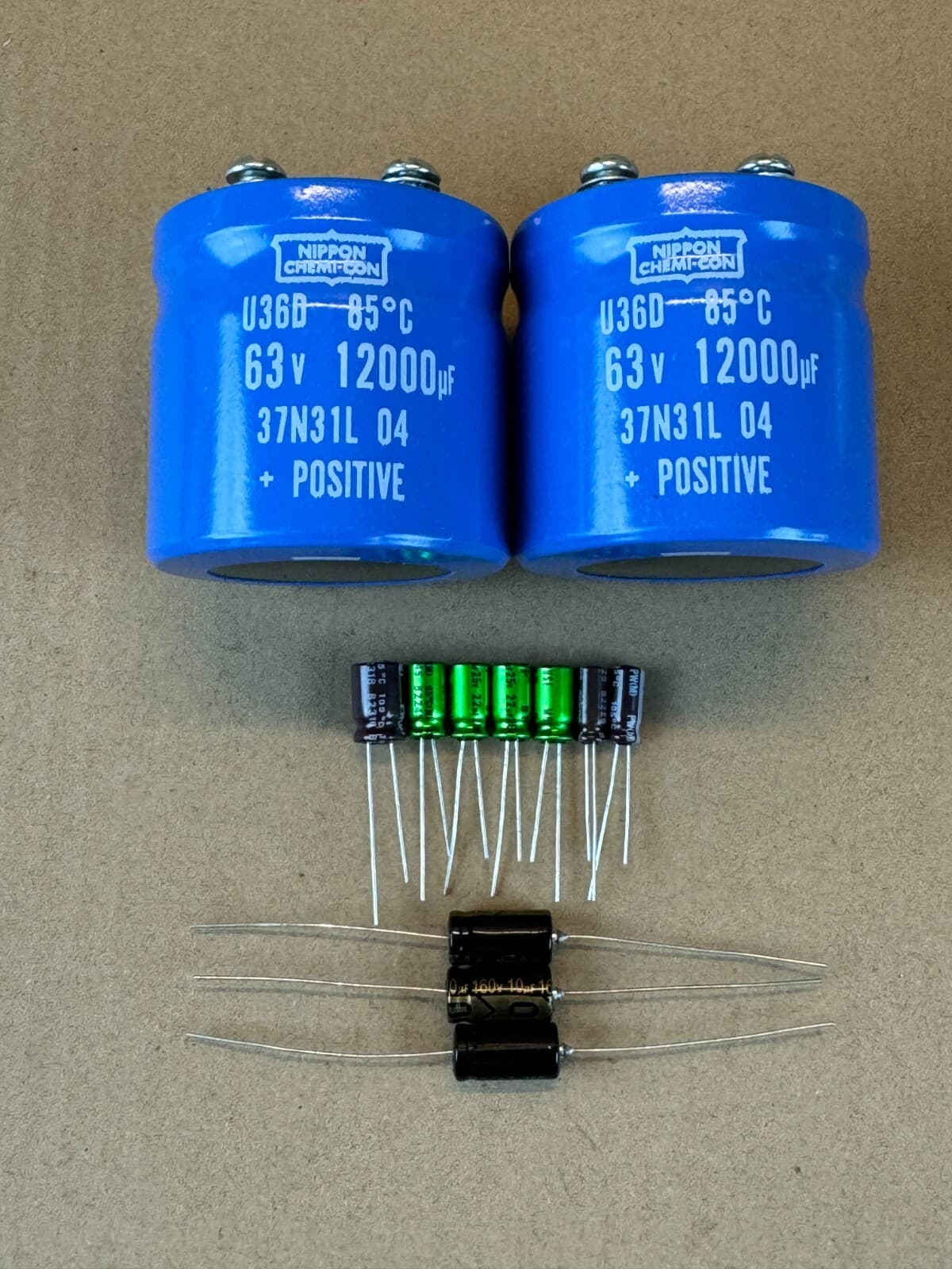 Crown D150A Series II Complete Recap Kit High-Quality Amplifier Rebuild Set