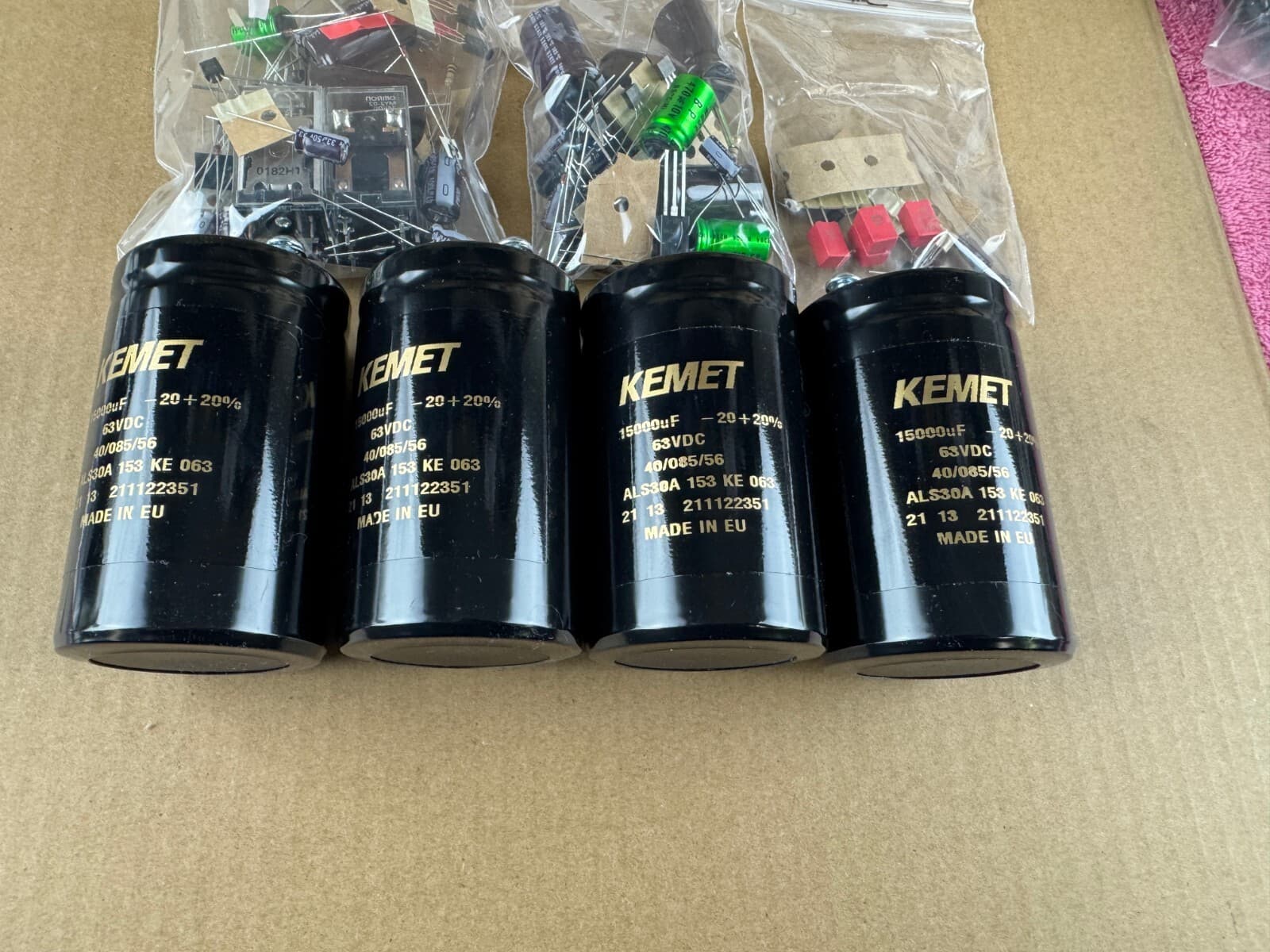 Sansui BA-2000 Complete Rebuild Kit High-Quality Recap Set Transistors Relays 4