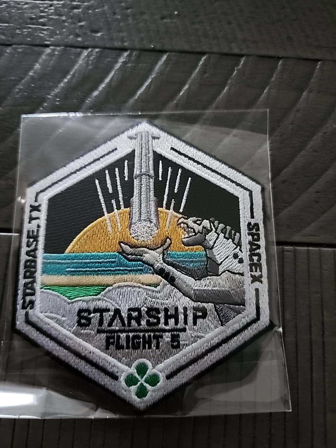 SPACEX -STARSHIP TEST FLIGHT-5  -SUPER HEAVY- Mission Authentic Employee PATCH