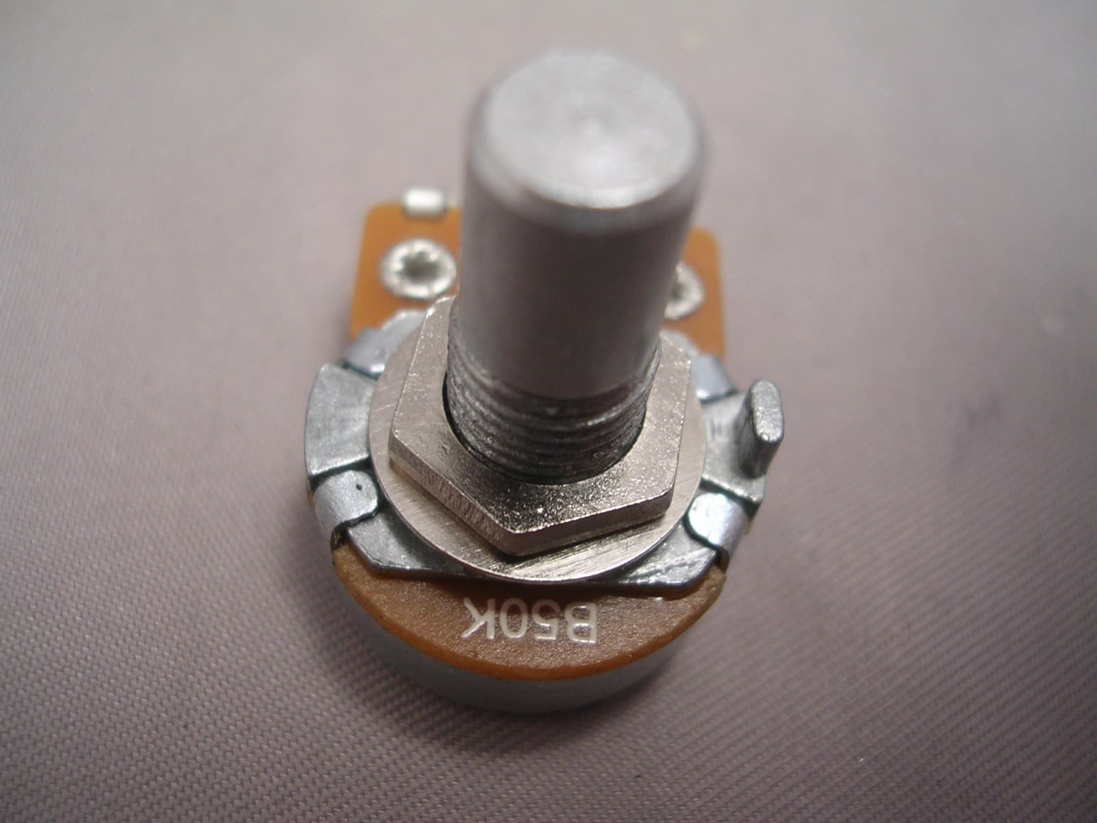 Alpha B25K Mini Pot, Linear Taper .260" Bushing, Solid Shaft-FAST USA SHIP 3