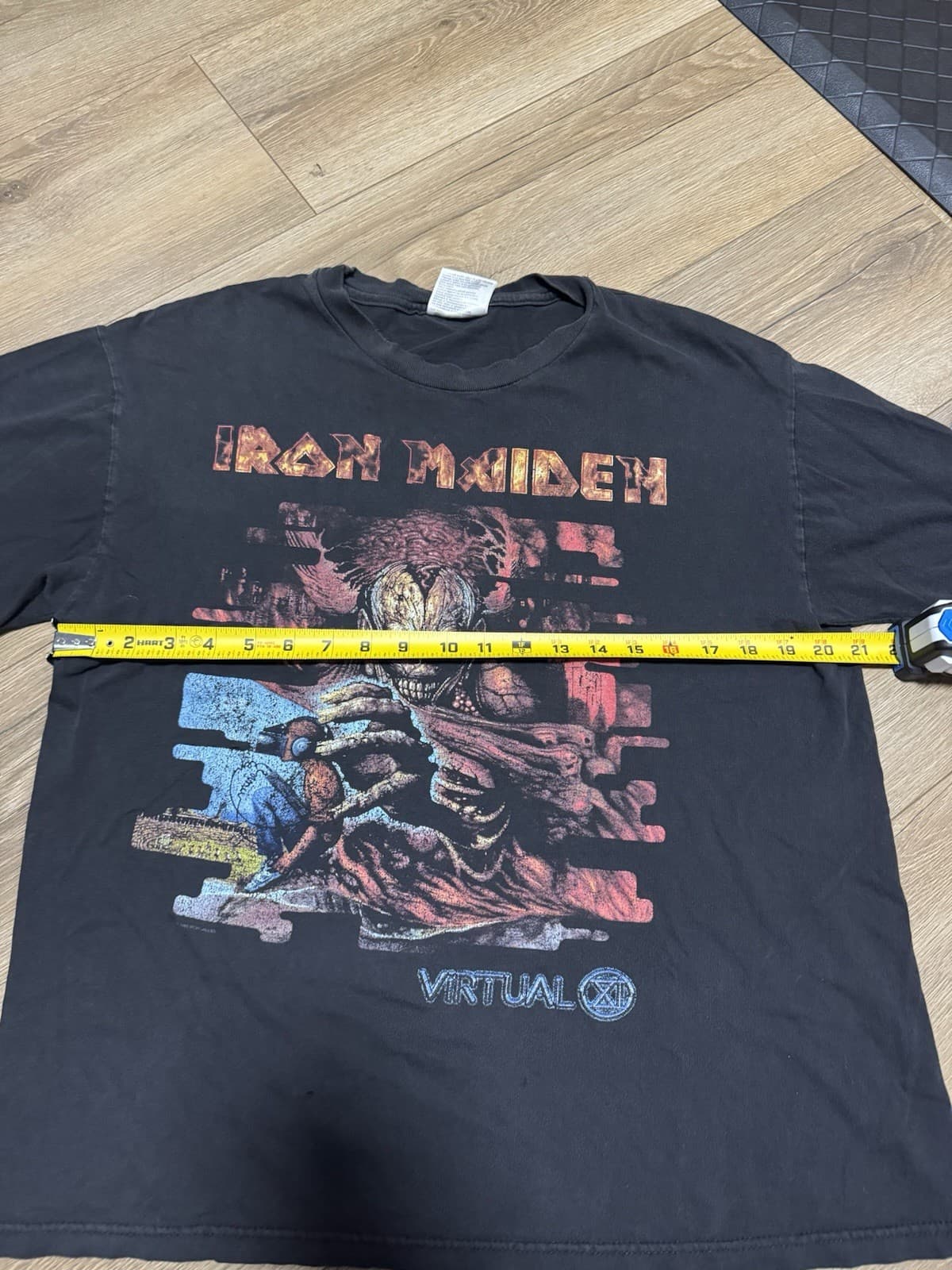 Vintage 1998 Iron Maiden Virtual Band T-Shirt Winterland Medium FIT RARE 3