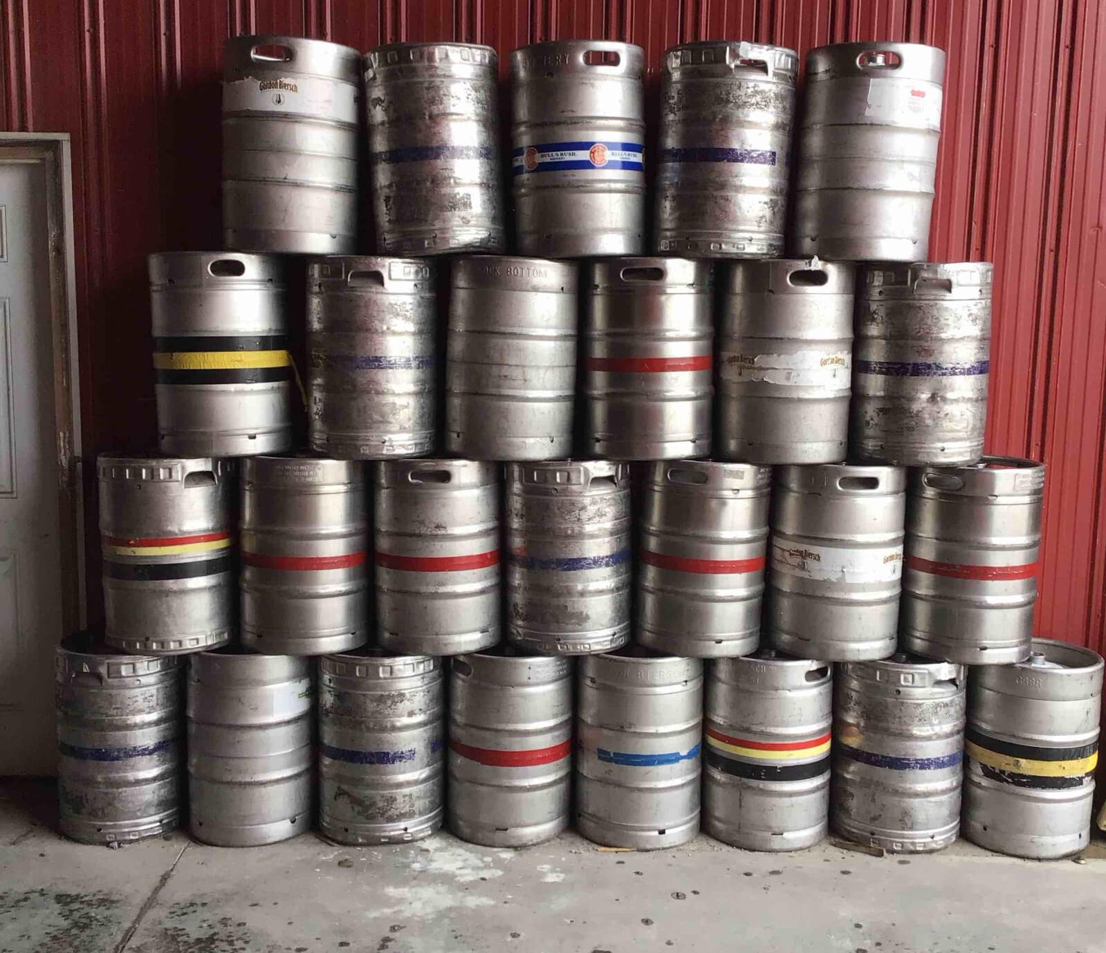 Half Barrel 15.5 Gallon Beer Keg can stainless steel empty Gordon Biersch corny 6