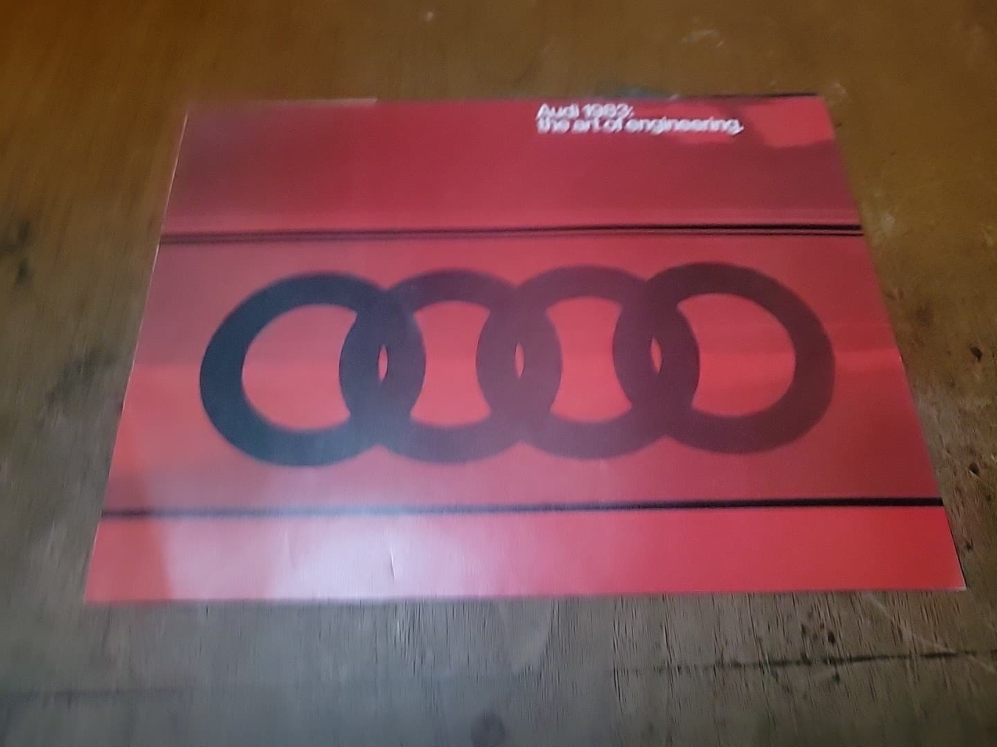 1983 Porsche Audi Brochure 911SC 928S 944 4000 5000S Quattro Fold Out. Original 3