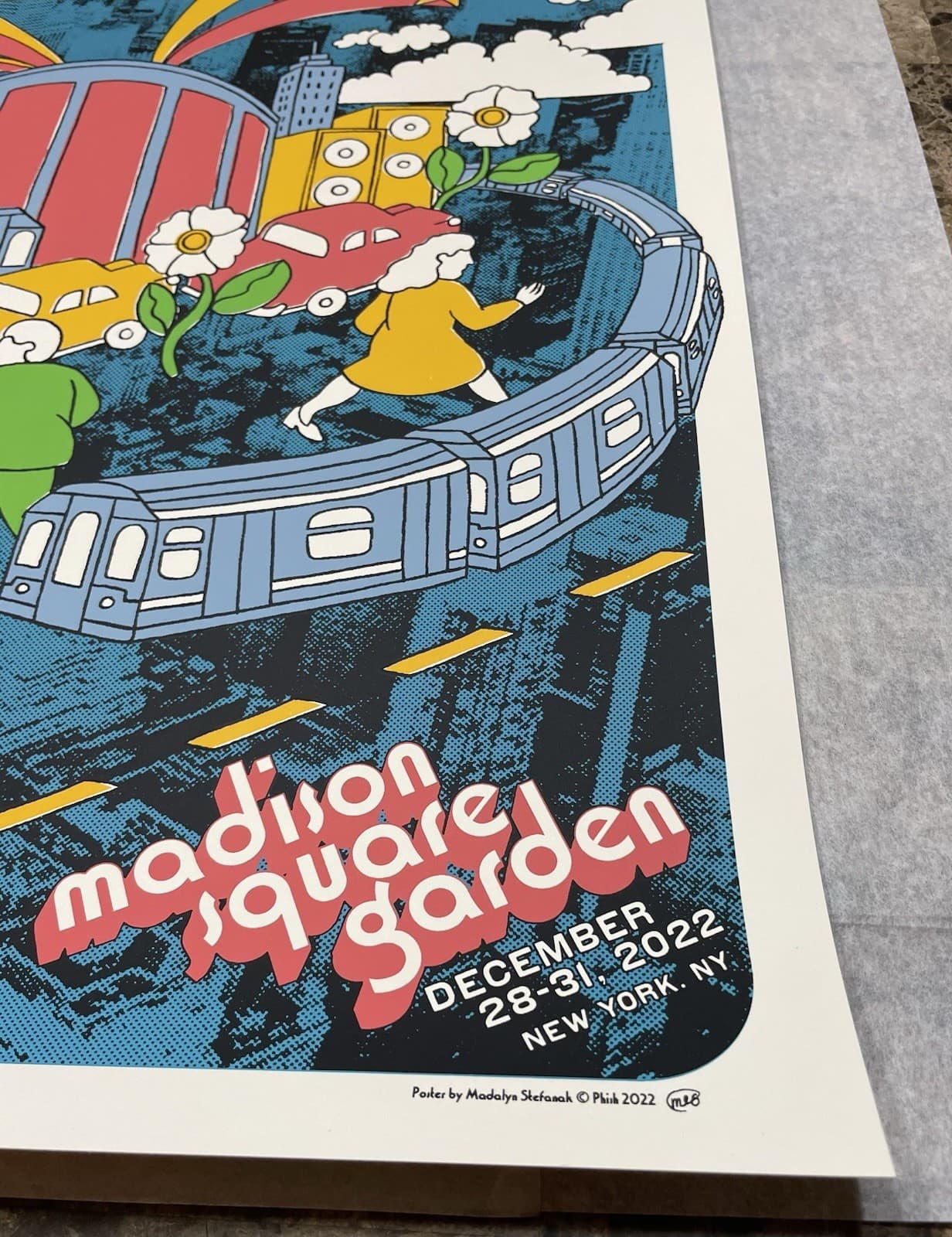 Phish 2022 MSG NYE NYC Stefanak SE 546/1200 M/NM 3