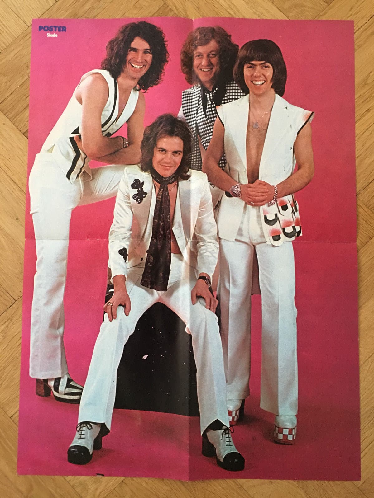 SLADE 1974 Sweden Swedish Poster Magazine 1970s Vintage Rare 2