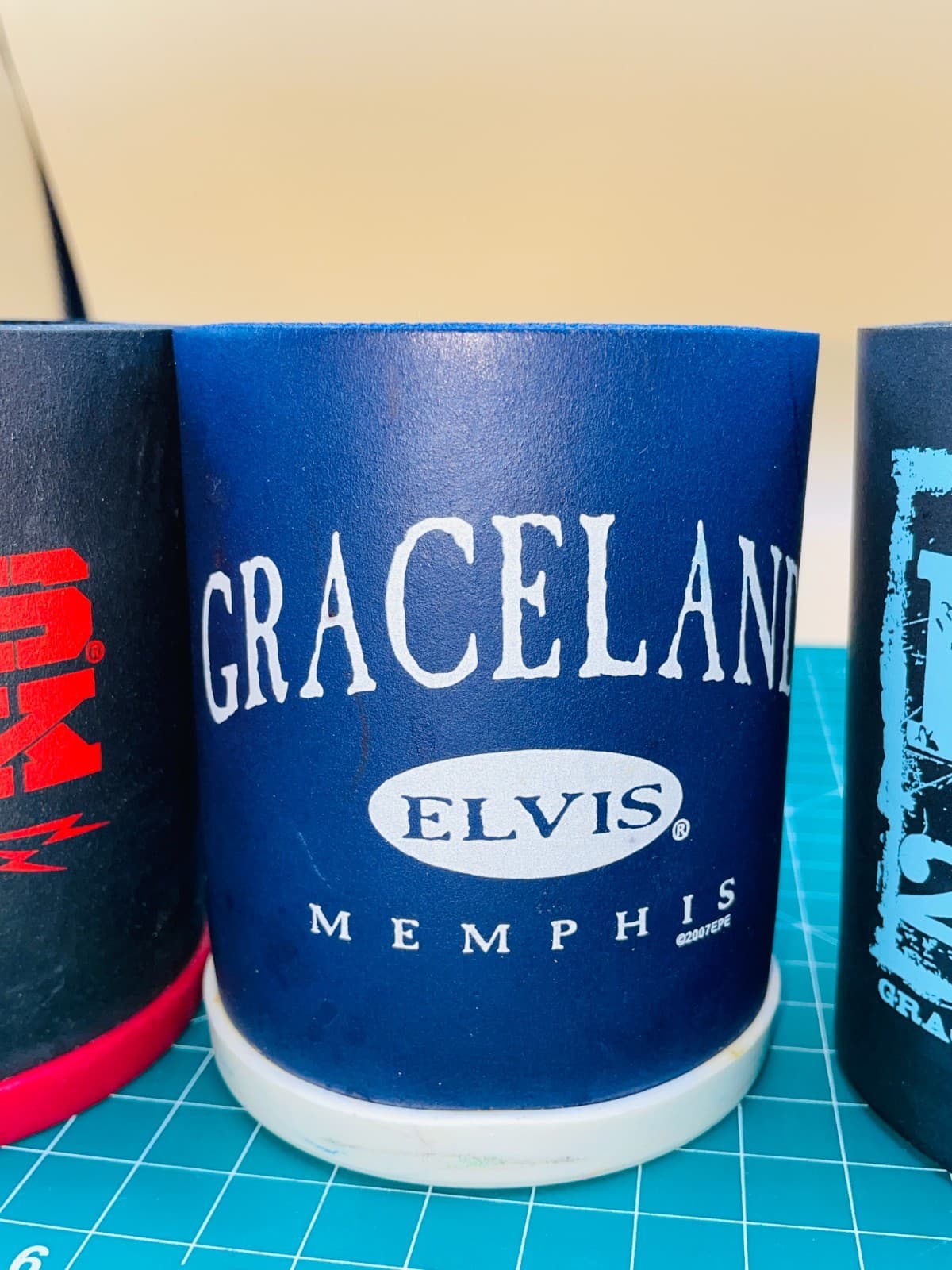 Vintage Elvis Week Lot of Coozies 2007-2008 Chill'er Beer Coolers Graceland 3