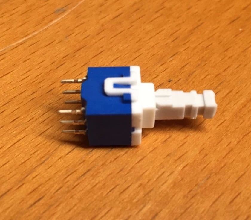 C&K/ ITT Cannon PVA2EEH3 1.7N Pushbutton Switches Key Switch DPDT 0.1A (4pcs) 2