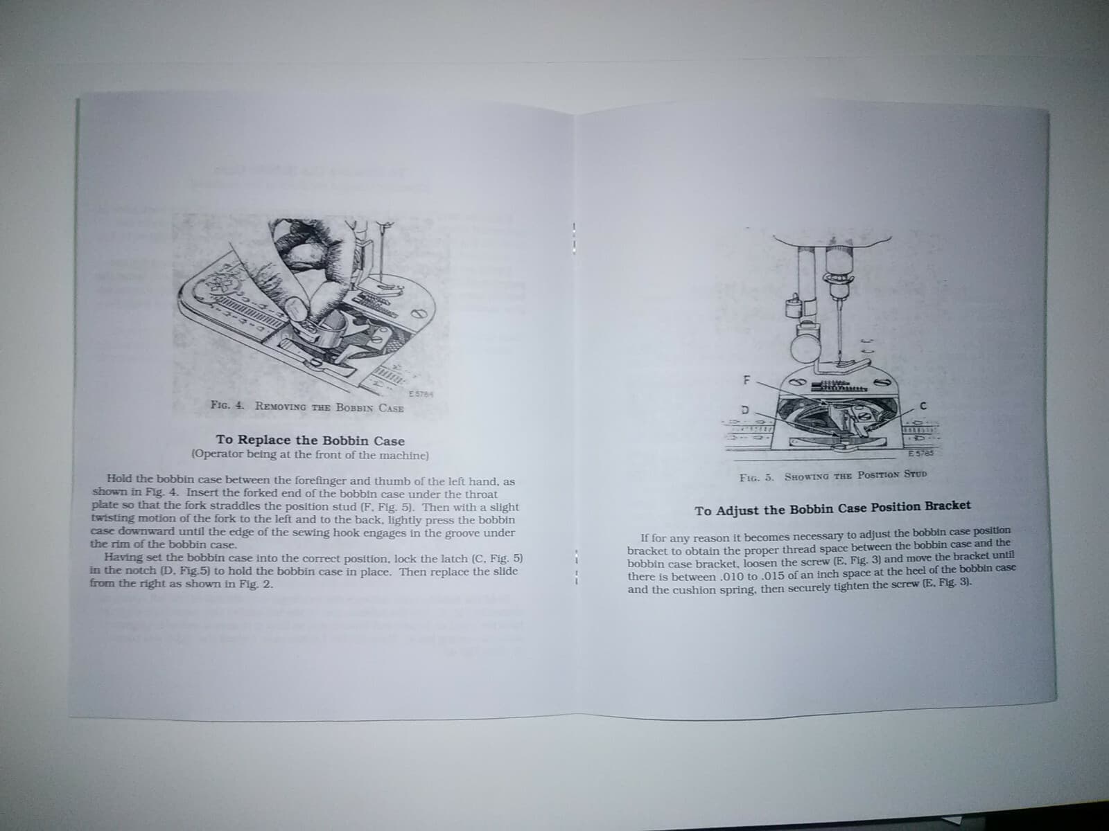 Singer 185 Service Manual, Service and Timing, also 99, 66, and Machines 5