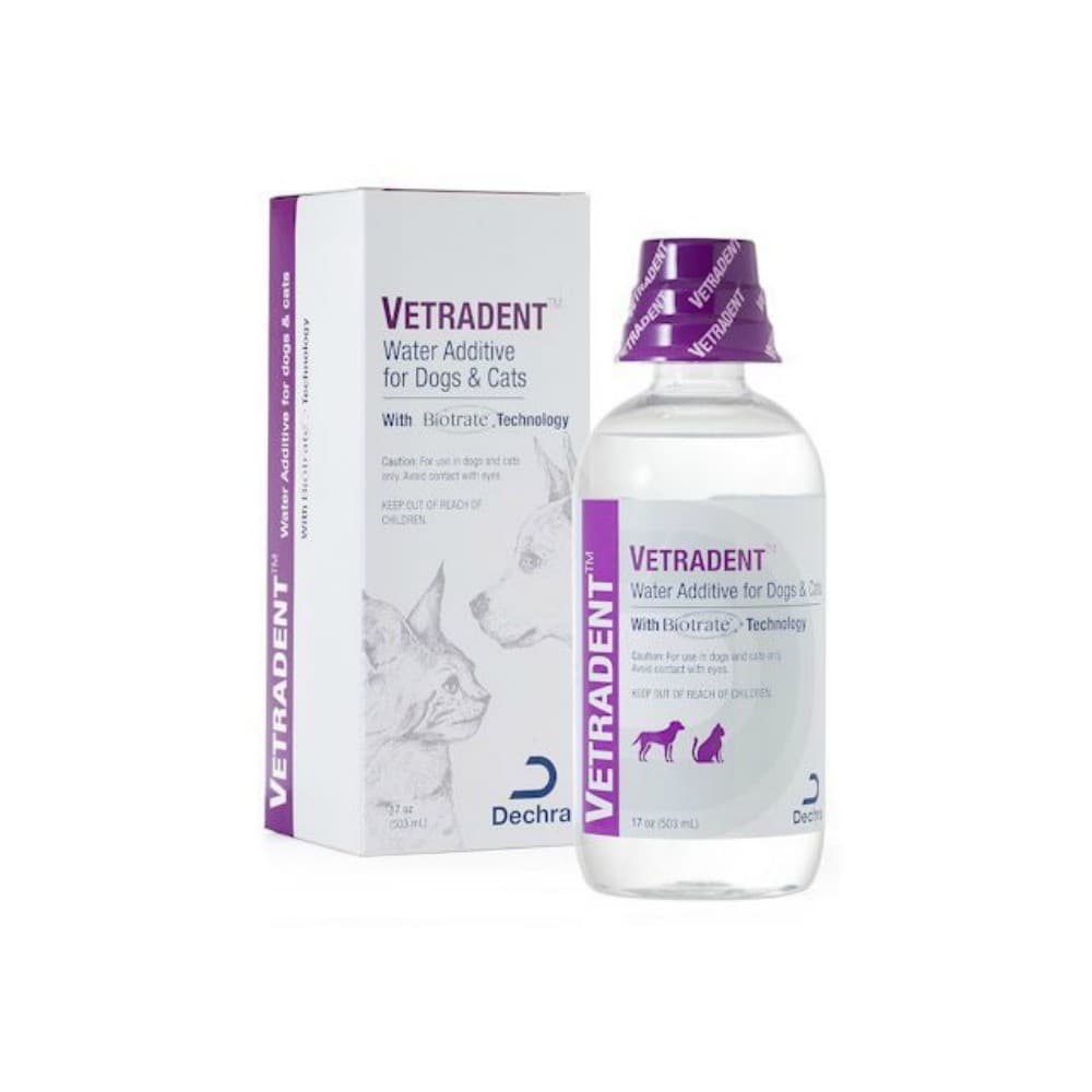 Vetradent Dental Water Additive Dog & Cat w/ Biotrate Technology 17oz by Dechra