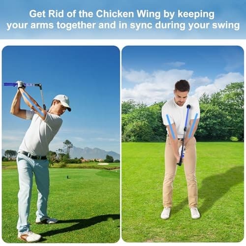 Golf Swing Trainer aid - Golf Training aid to Improve Hinge, Forearm BLUE 2