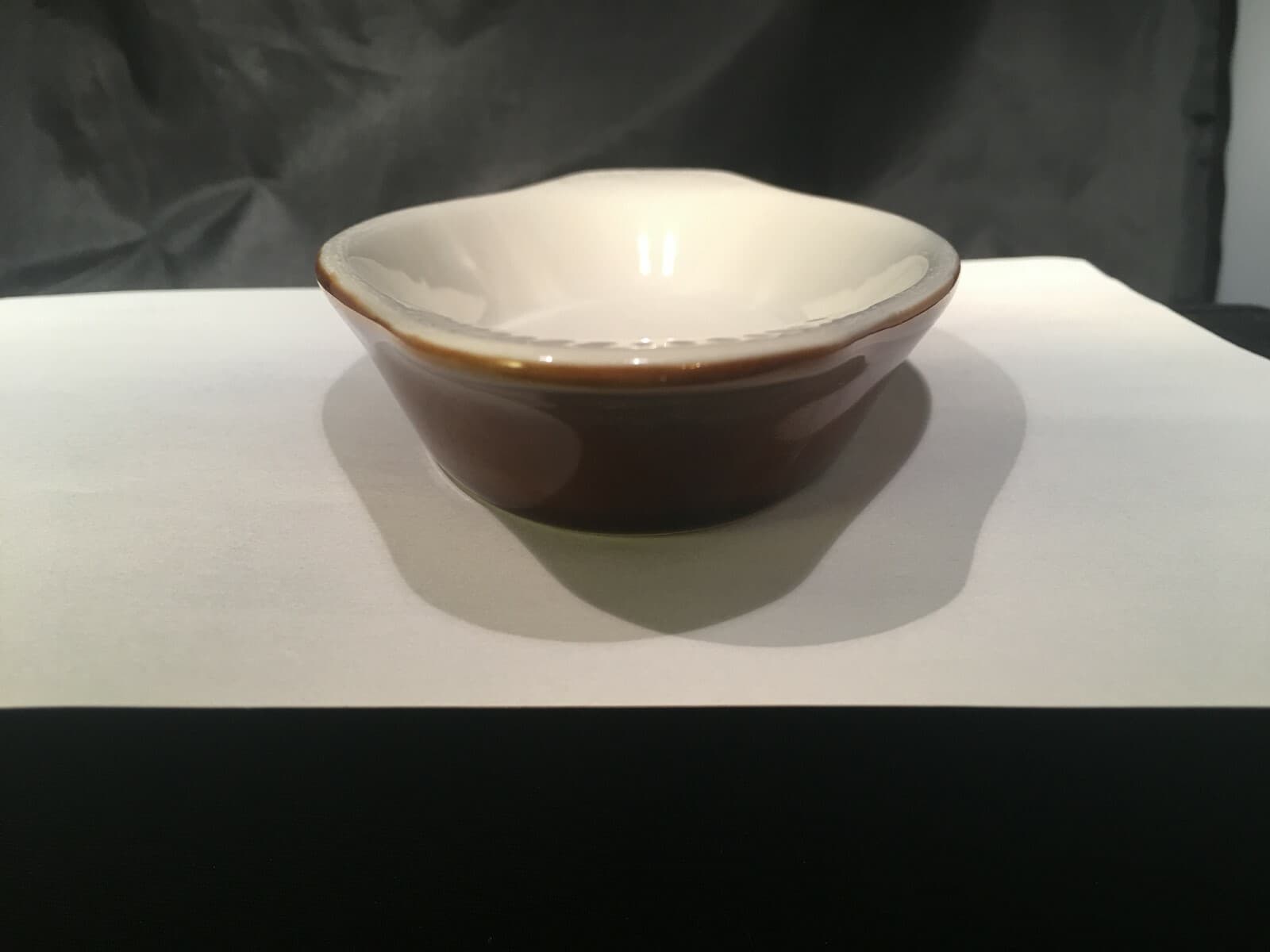 BAKING DISH AU GRATIN BROWN 8 OZ 8-3/4" by 4-1/2" OVEN SAFE CAC CHINA QUALITY ! 6