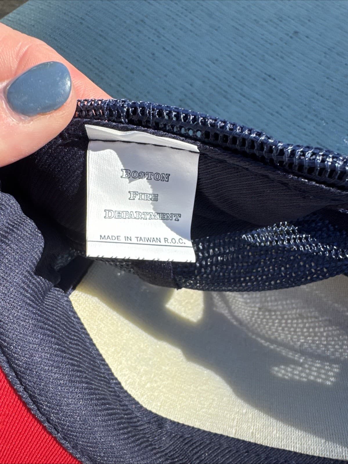 Vintage Boston Fire Dept Hat Shelco Marketing 1987 5