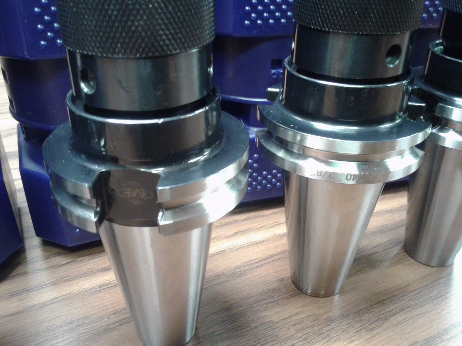 2pcs CAT40 Ball Bearing Keyless Drill Chucks 3/8" Integral design #DCK-CAT40-38 2