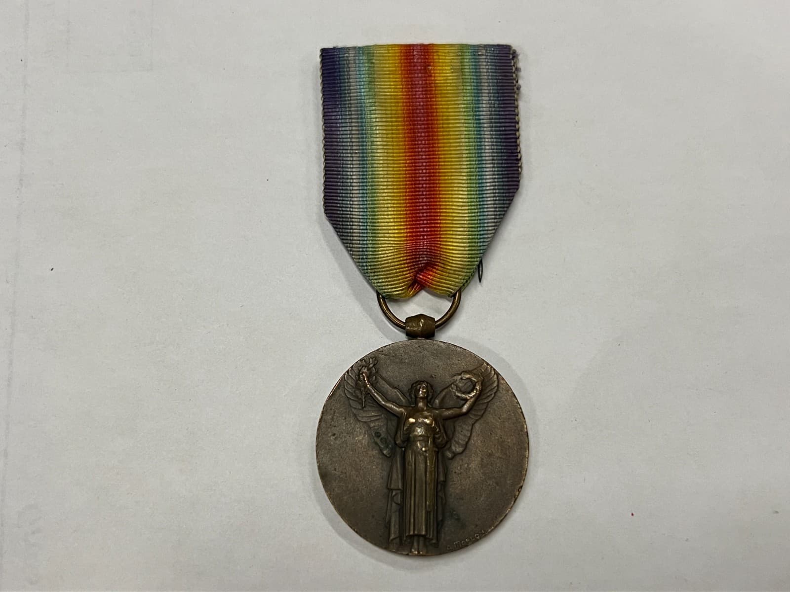 Original WW1 French Interallied Victory Medal (Single) 2