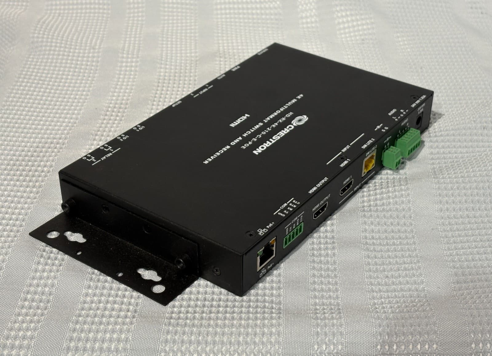 Crestron HD-RX-4K-210-C-E-POE DMPS Lite 4K 2x1 AV Switch and Receiver with PSU 5