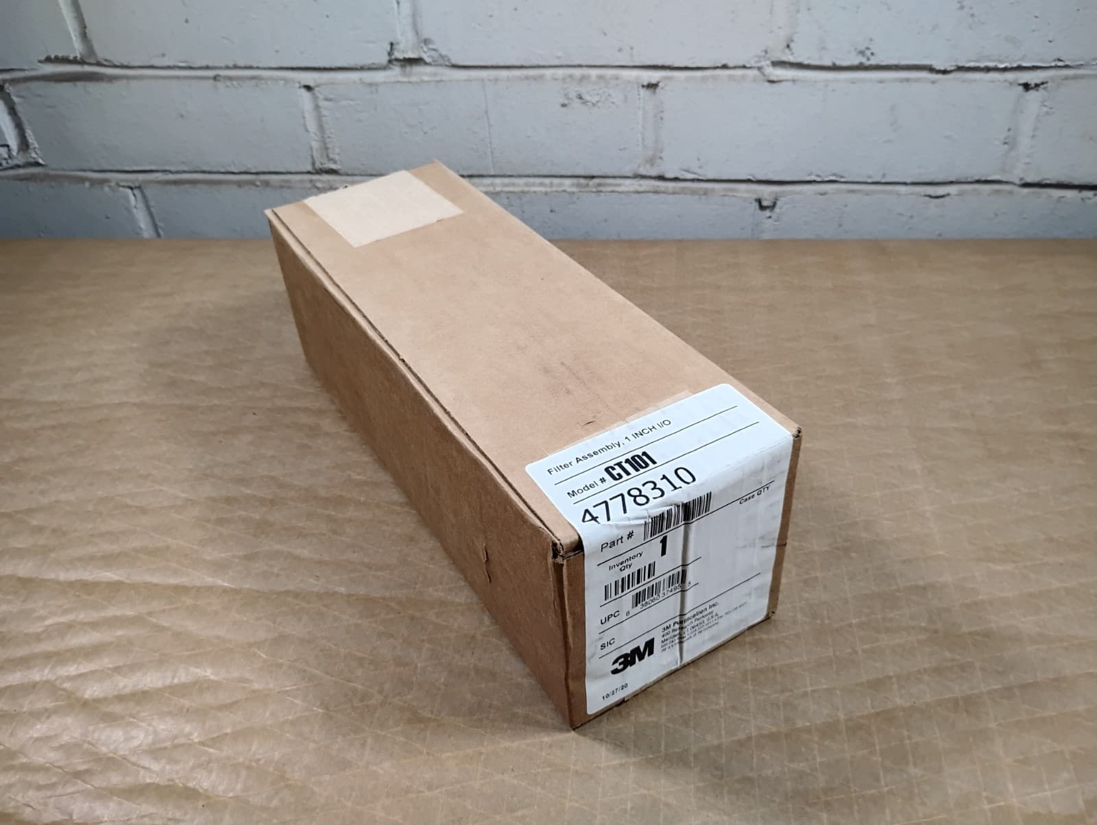 3m Stainless Steel 1" In/Out Filter Housing Assembly CT101 2