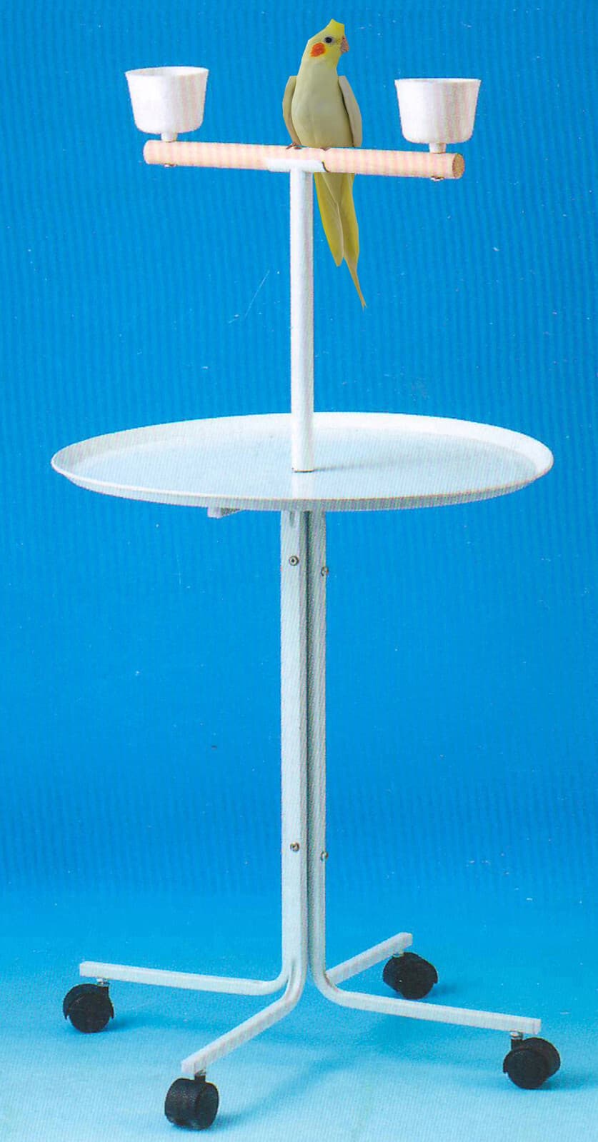 Metal Base Parrot Bird Cage African Grey Macaw Cockatoo Play Metal Rolling Stand