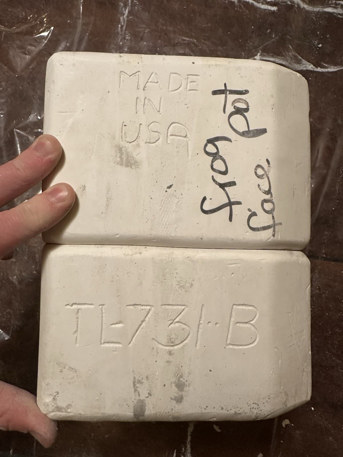 TL-Design MFG By Scioto Large Frog Pot TL-731B Ceramic Slip Mold See Photos! 4