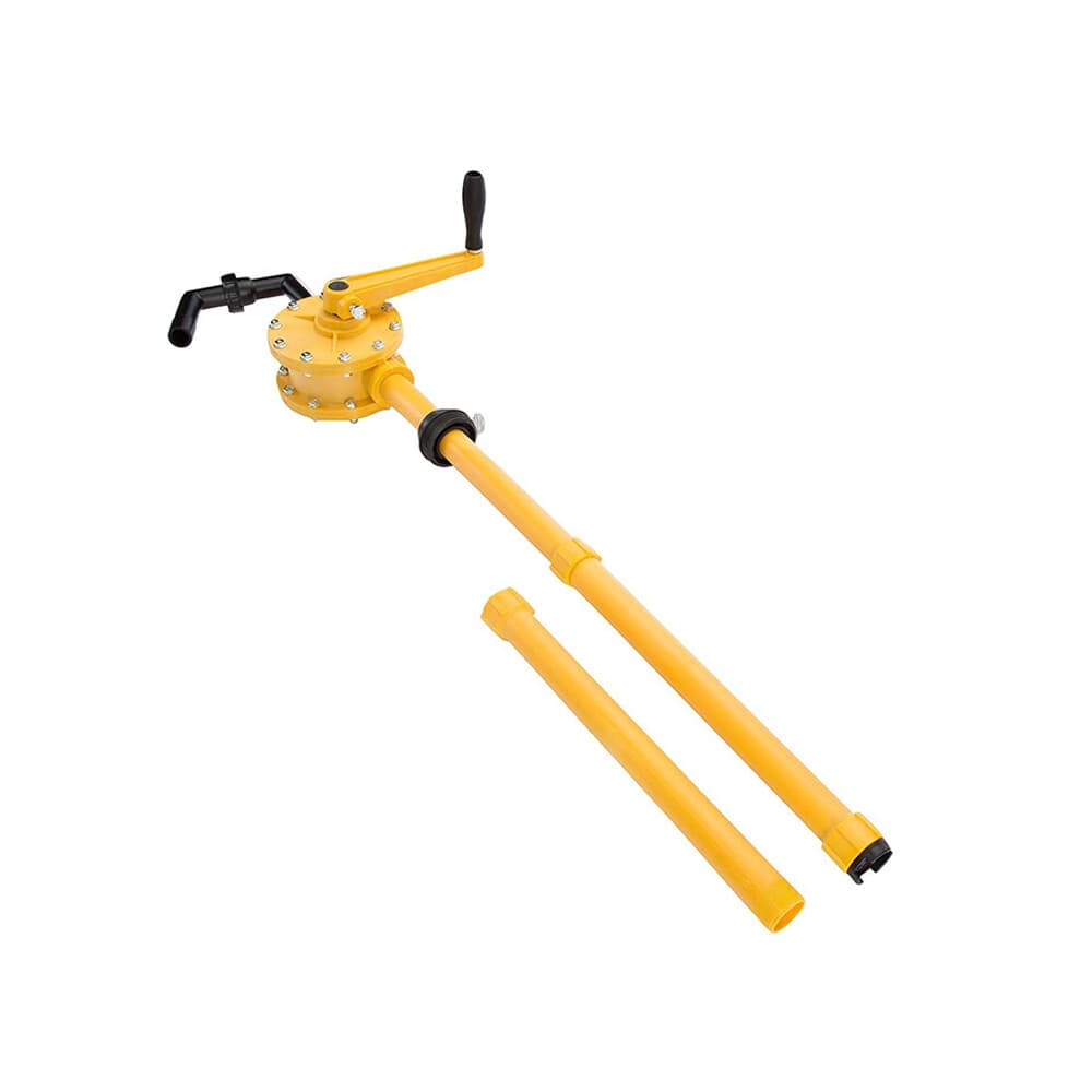 Tera Pump Manual Plastic Rotary Drum Pump fits 15-55 Gal Drum Barrels - 10 gpm 2