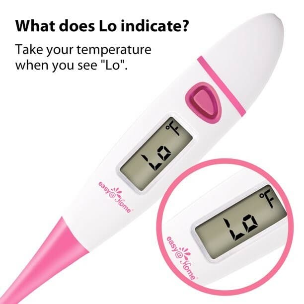 Easy@Home Basal Body Thermometer Ovulation Prediction Premom App EBT-018-Pink 2
