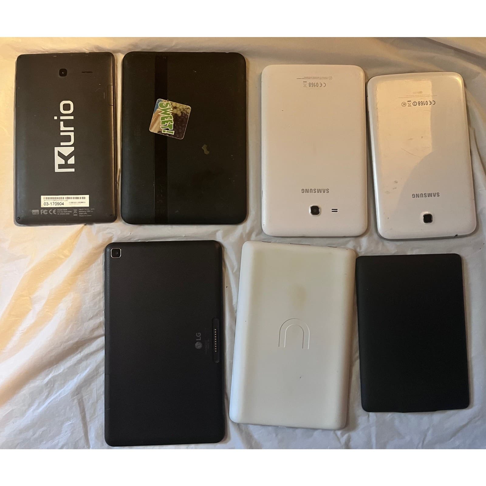 LOT OF 7 Tablets Bundle Mixed NOT WORKING for parts (UNTESTED) 3