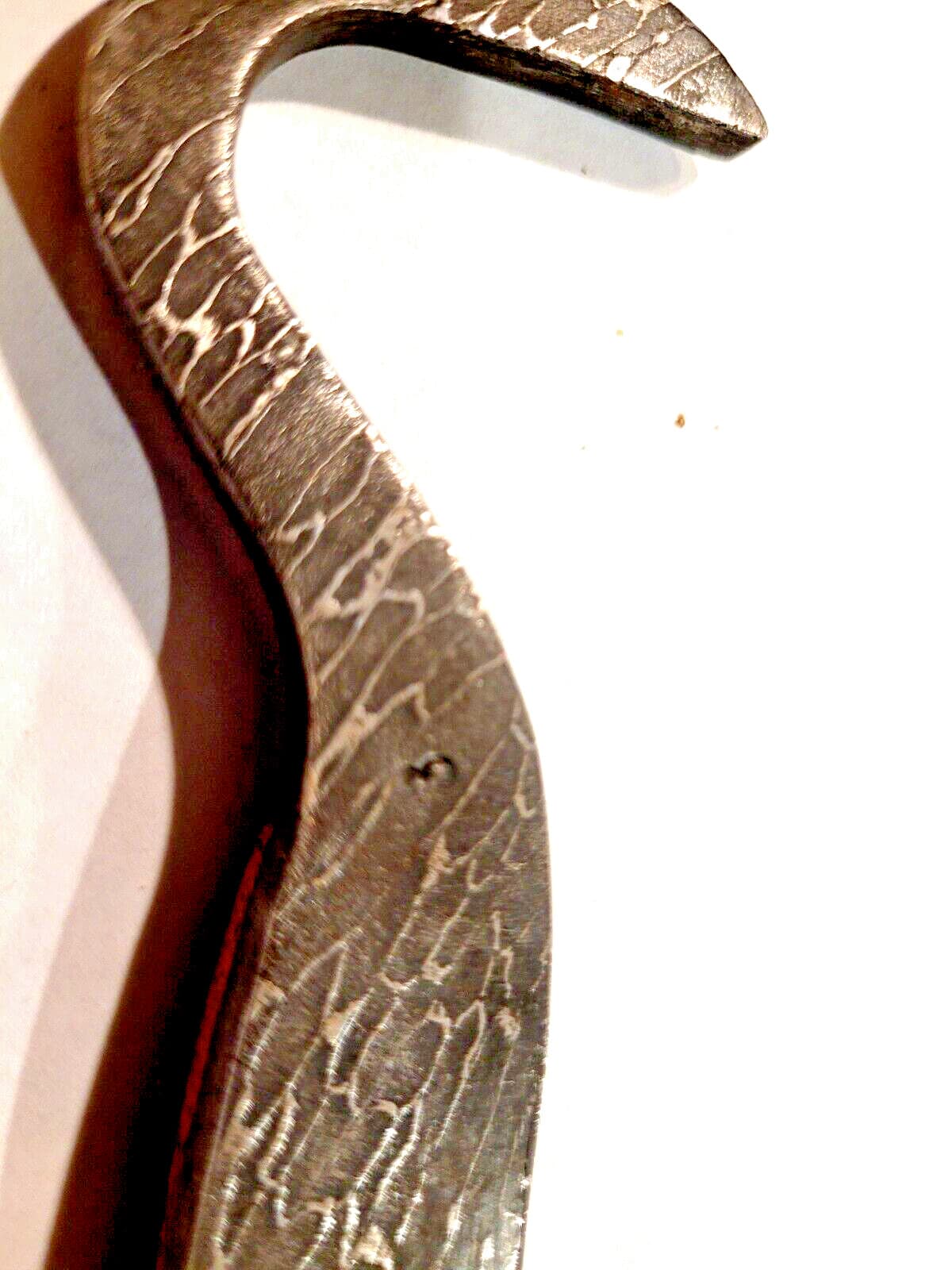 STEK Damascus Steel Hoof Pick Wooly Mamoth Scale Craig Steketee 5