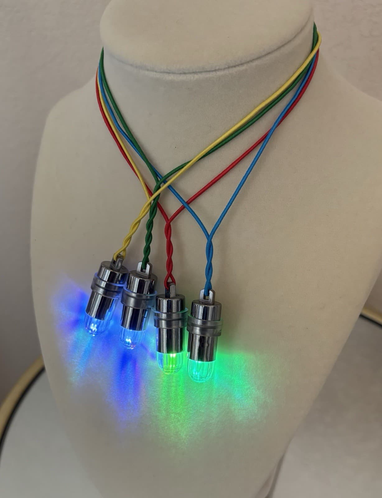 4 FOR $12 - LED Bullet Light/Spirit Light Necklaces - Paranormal Equipment 3