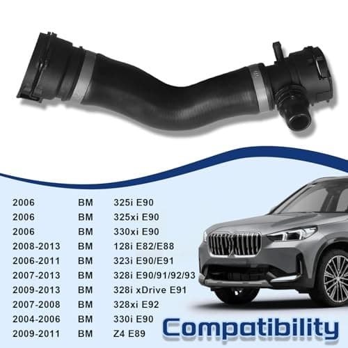 Engine Upper Radiator Coolant Water Hose Pipe, From Engine To Radiator Heater  6