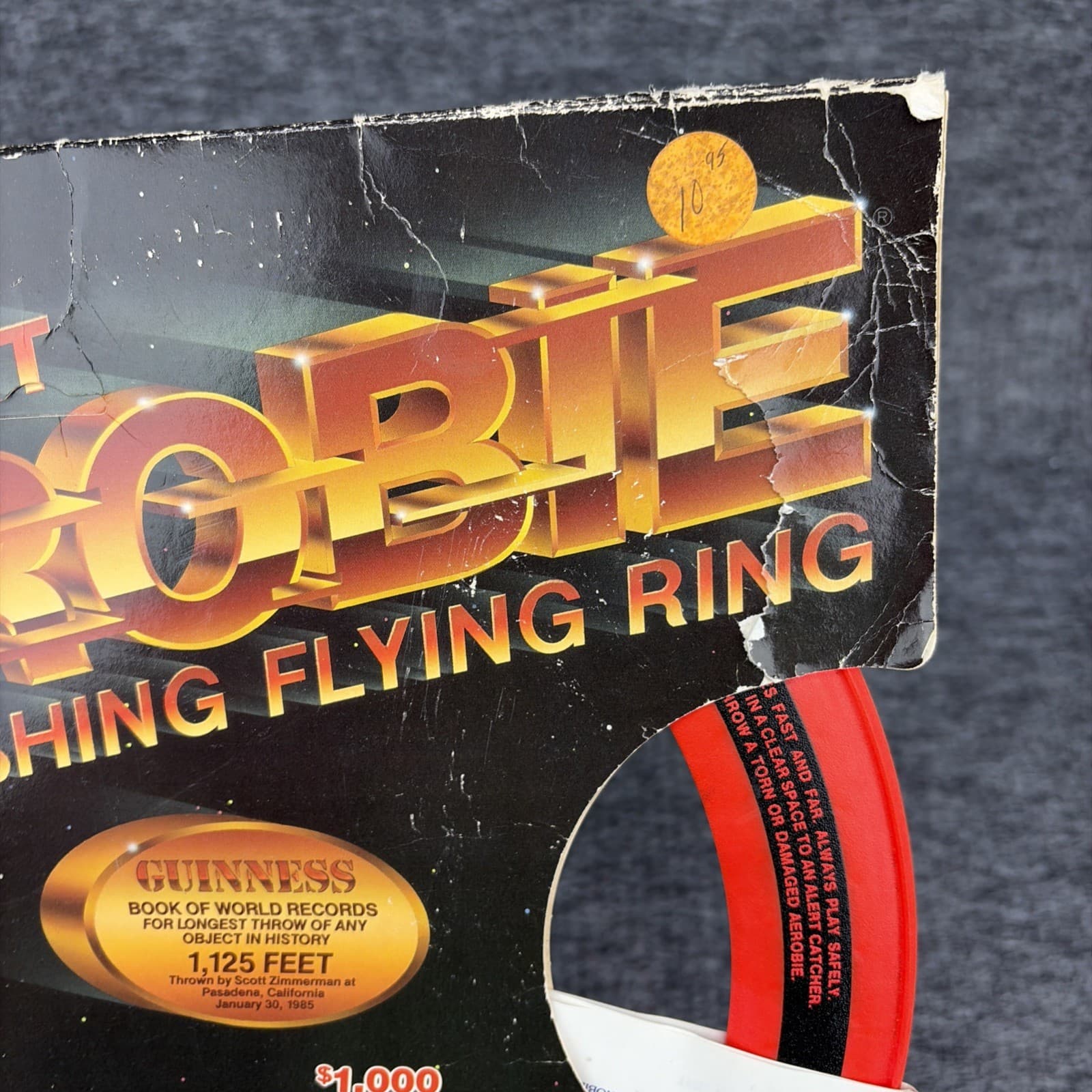 Vintage 1985 13" Superflight Aerobie 'The Astonishing Flying Ring' - New, USA 4
