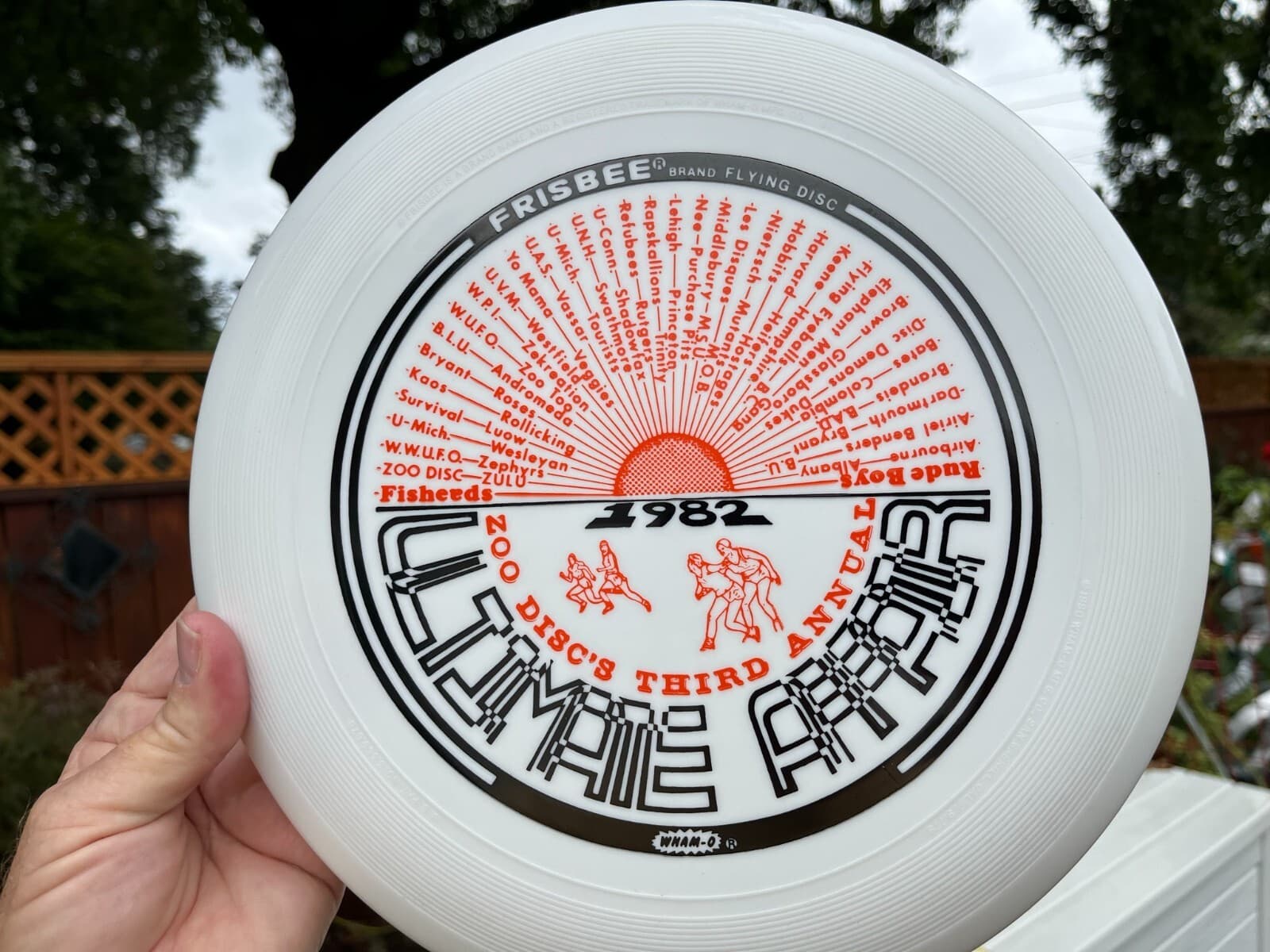 Ultimate Rare Clean 82E Mold  1982 Whamo Zoo Disc Golf  Frisbee Wham-O  Vintage 6