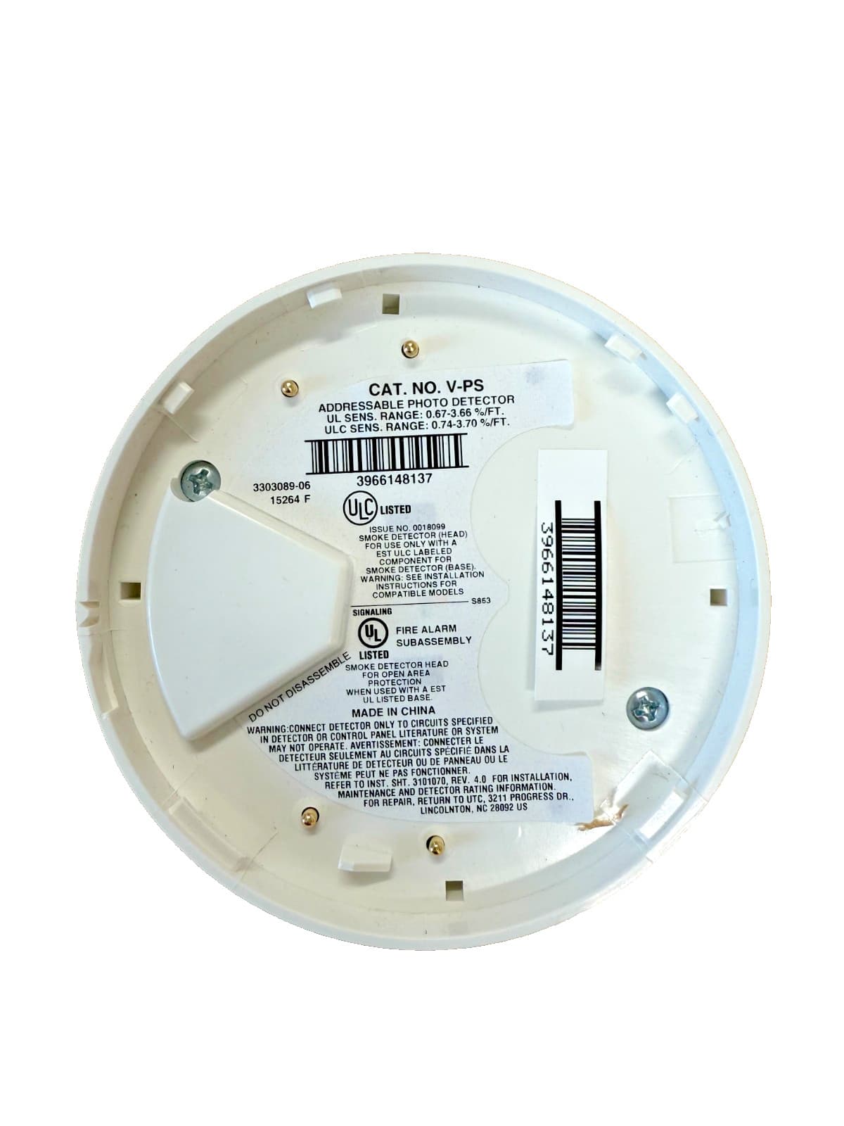 VIGILANT V-PS SMOKE DETECTOR HEAD 2