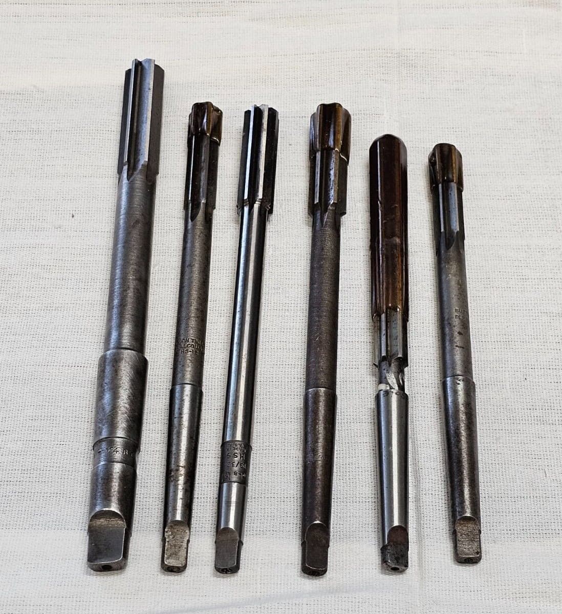 Butterfield Union BTC 15/32" 1/2 19/32 HS Morse Taper Reamer Straight 6 8 Flute