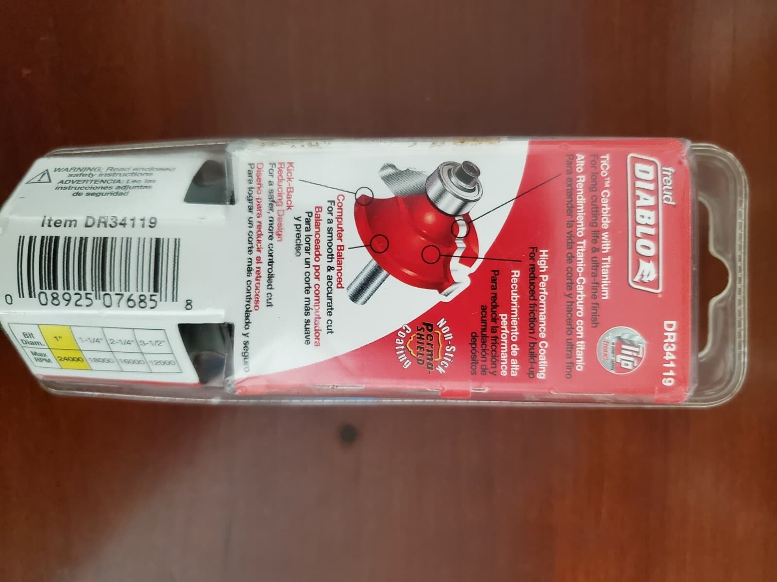 Diablo 3/16"  router bit #DR34119 3