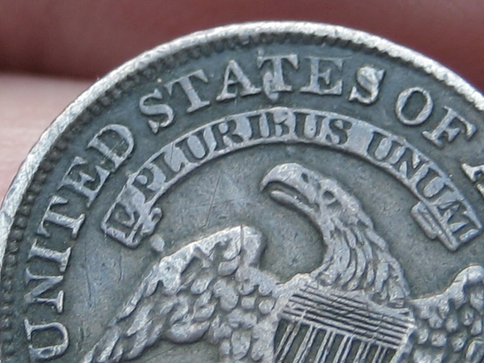 1835 Silver Capped Bust Half Dime, Small Date, Small 5C, VF/XF Details 2