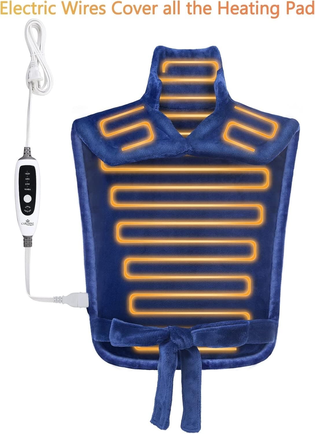 Heating Pad for Back Pain Relief, 22"x 33" Heating pad for Neck and Shoulders 2