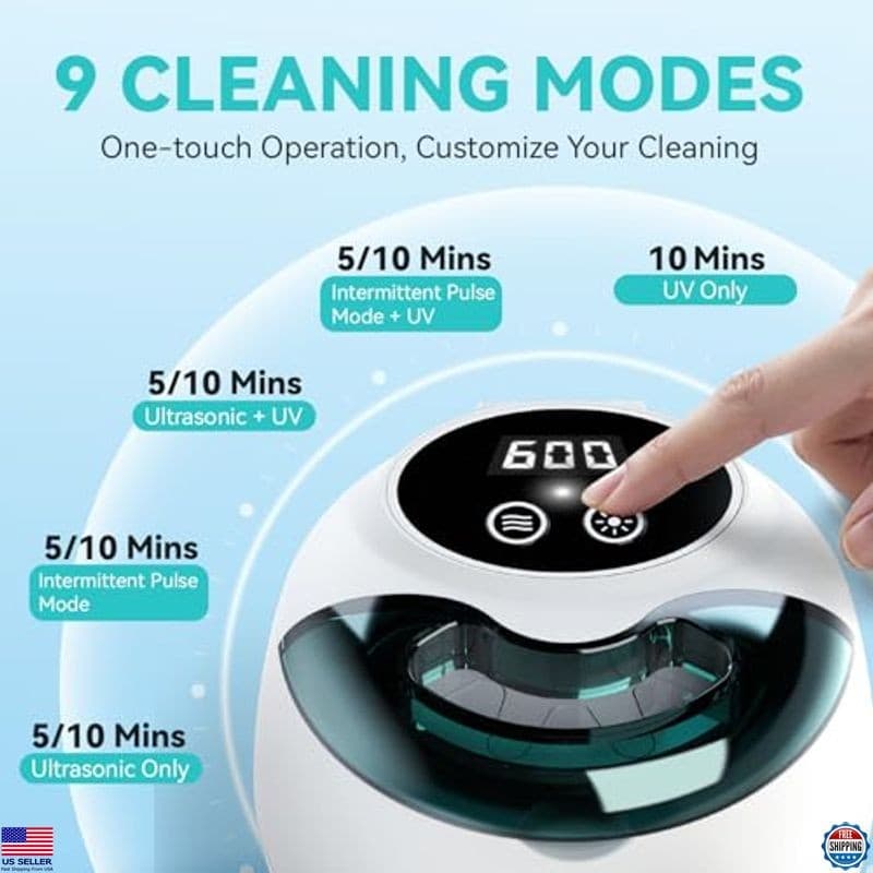 Denture Ultrasonic Retainer Cleaner Machine - 45kHz Retainer Cleaner Machine 4