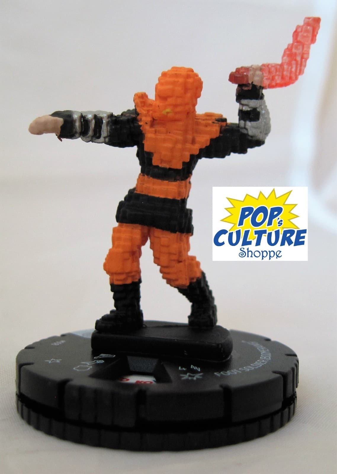 HEROCLIX TMNT 4 Unplugged 008 FOOT SOLDIER with BOOMERANG