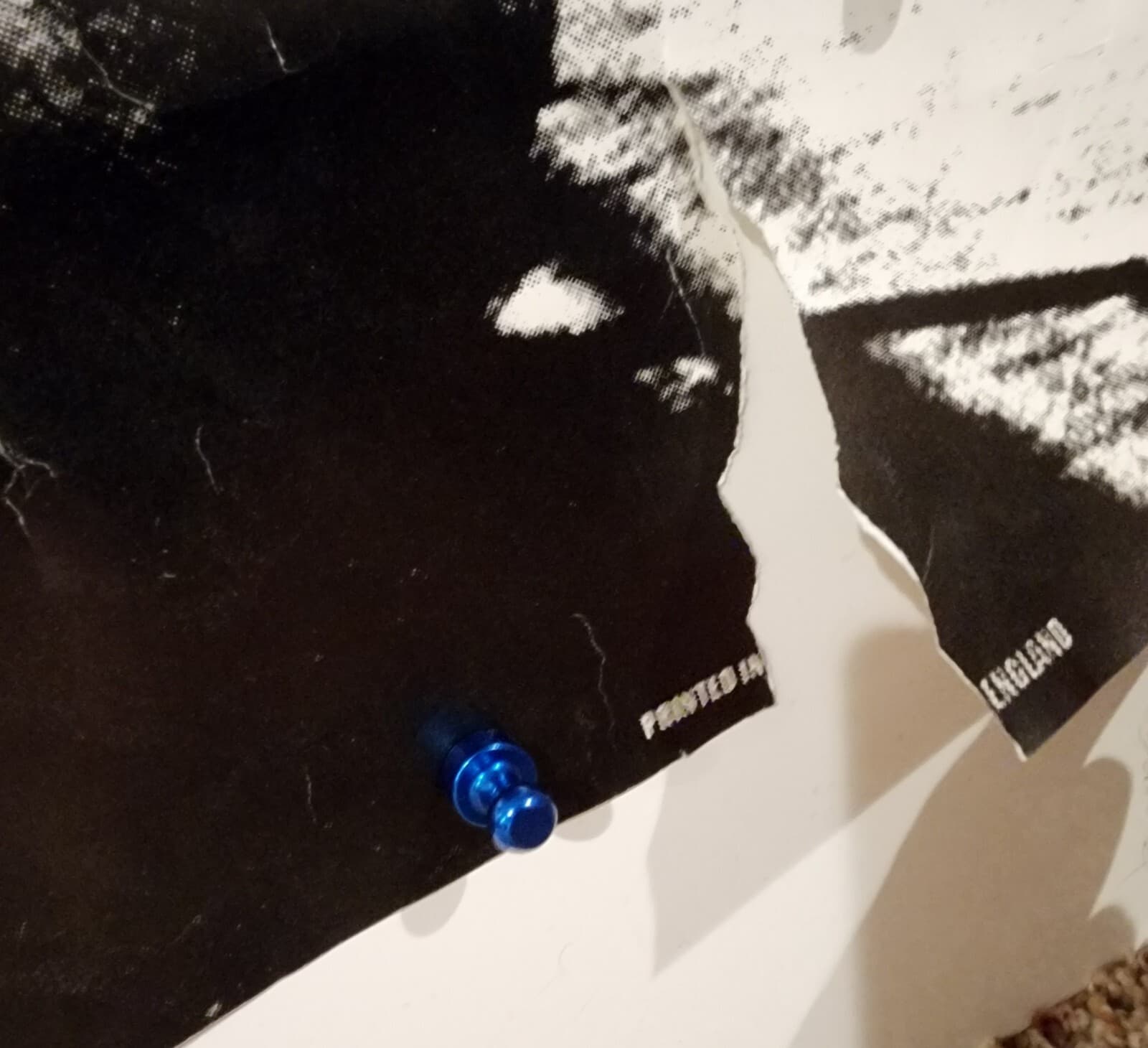 Rare Vtg HUGE Nine Inch Nails 39"x54" Trent Reznor Record Store Promo Poster NIN 6