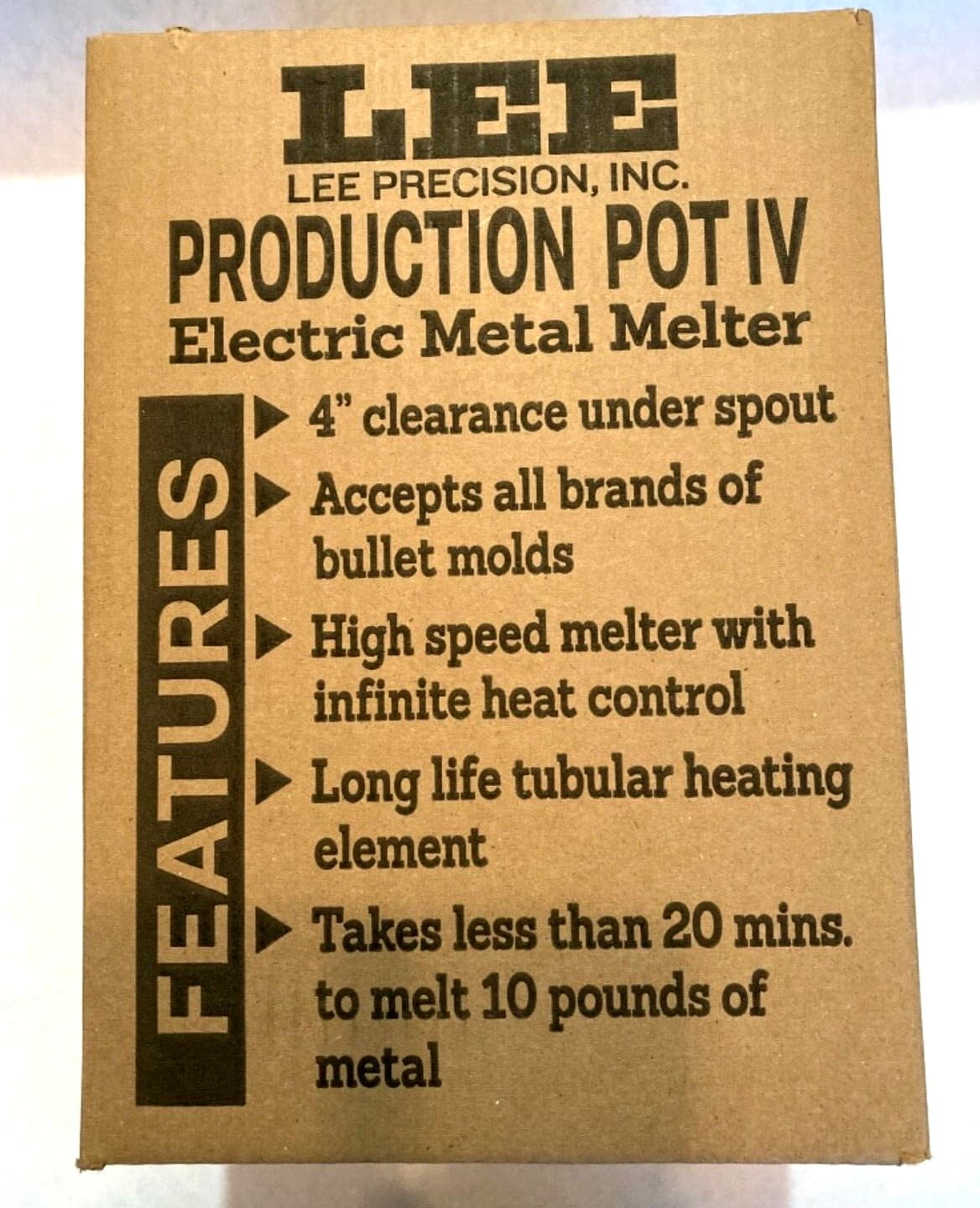 Lee 90009 Production Pot 10 Pound Lead Furnace 110 Volt 2
