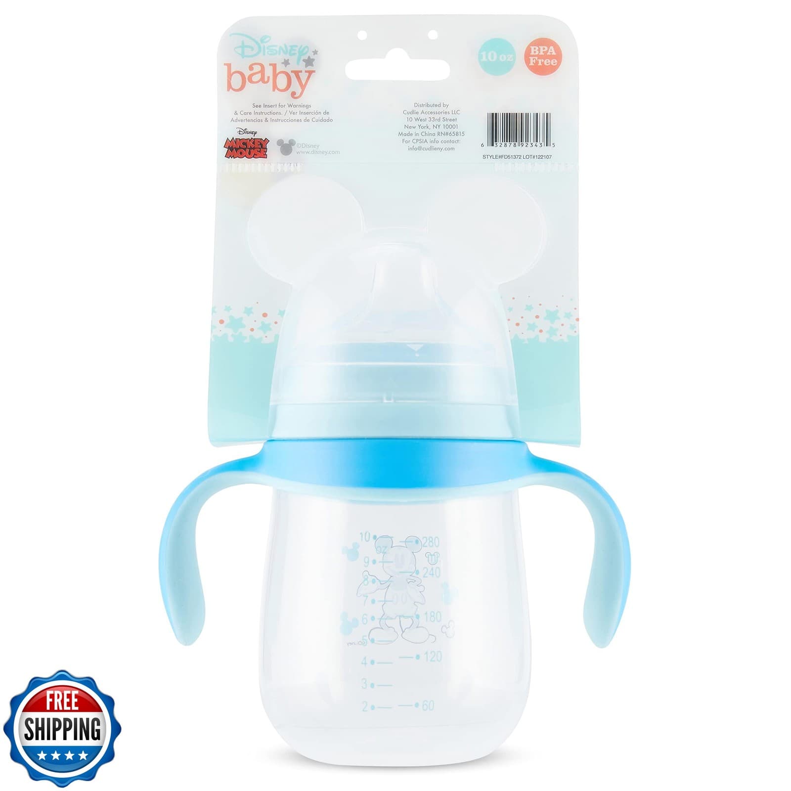 Disney Sippy Cups for Toddlers, Learner Sippy Cups for Kids with Pacifier, BP 4