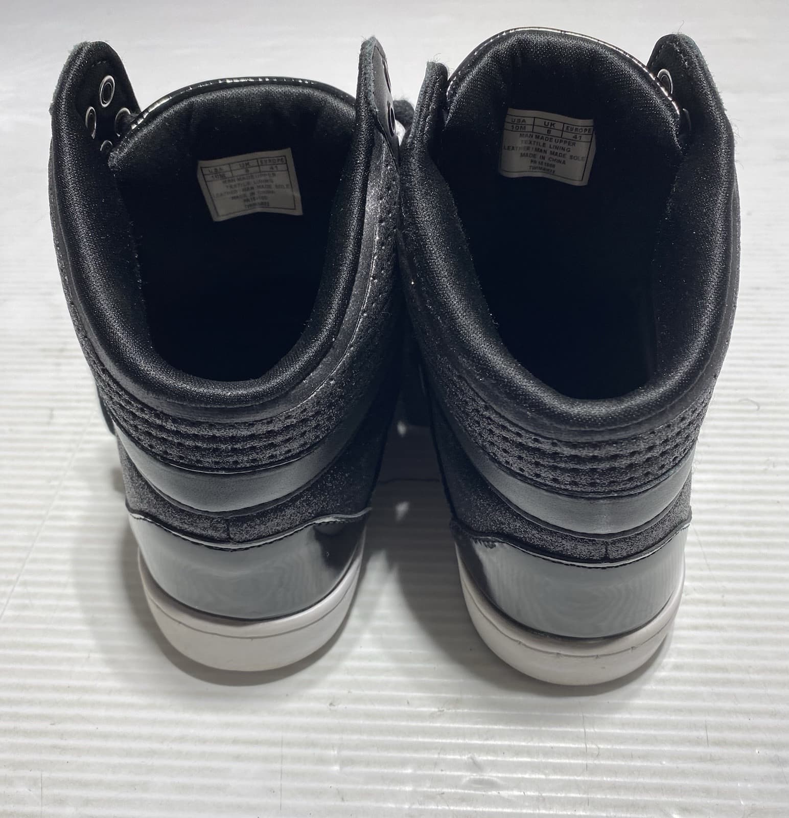 ADULT WOMEN'S SZ 10 GLITTER BLACK SNEAKERS BY PASTRY STYLE PA151000 DANCE NICE 5