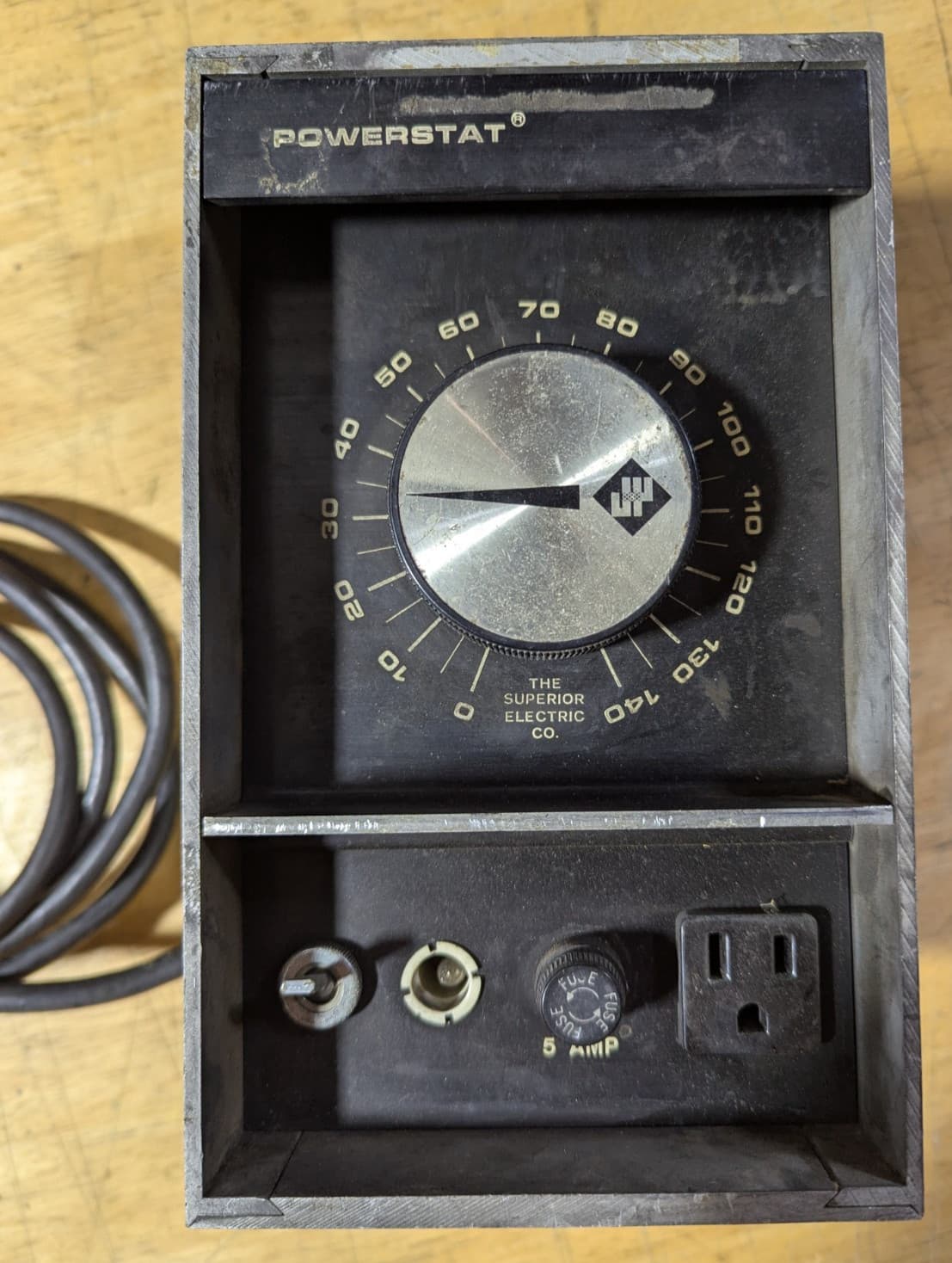 Superior Electric Powerstat N21 Variable Autotransformer WORKS, SEE CONDITION