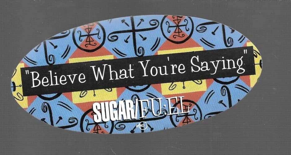 Bob Mould, Sugar - "Believe What You're Saying" Sticker Original 1994