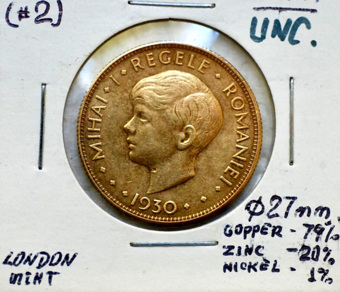 Romania 1930 20 lei  (Hora)  Rare Coin in High Grade  5