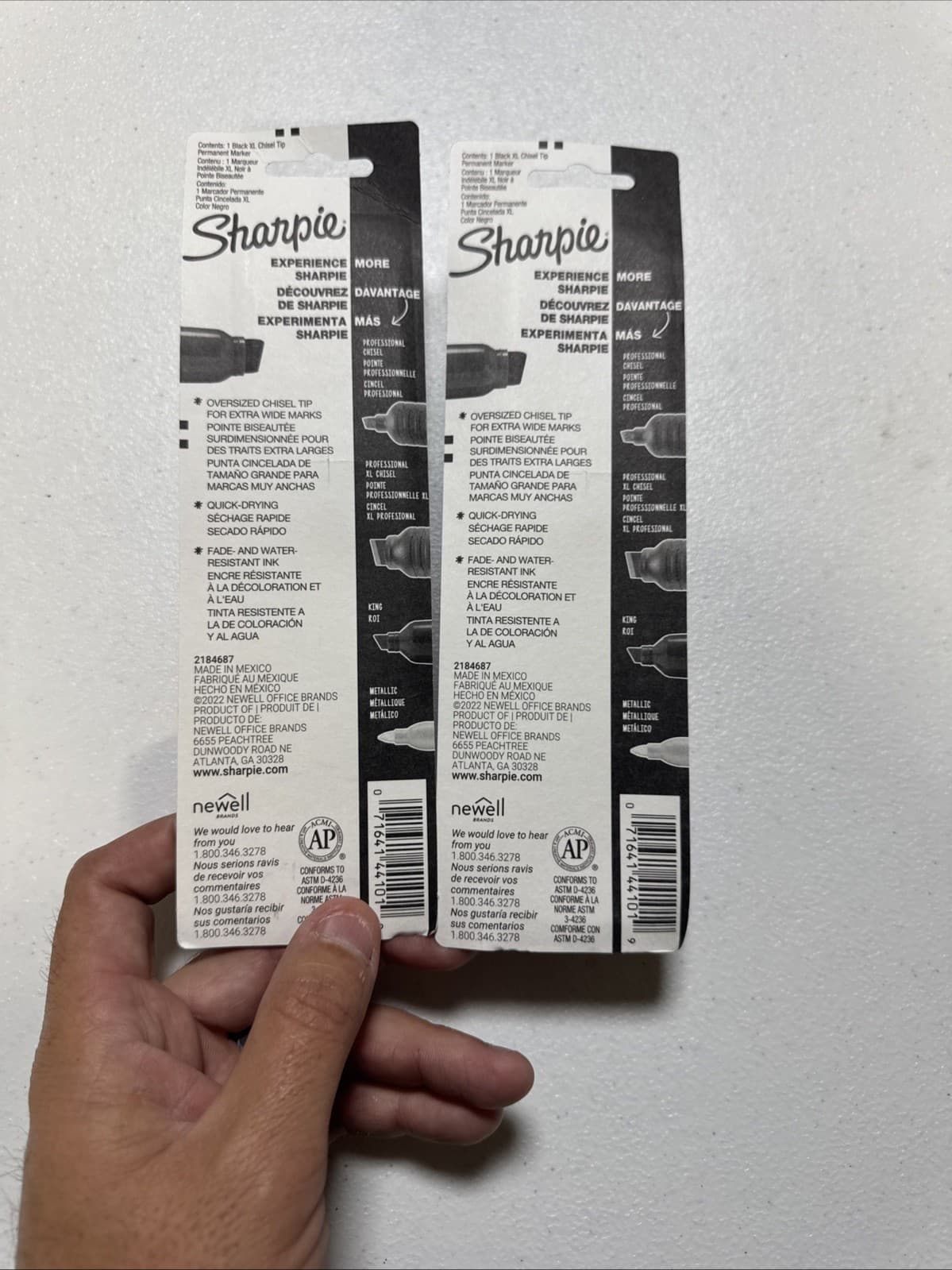 Sharpie Pro Magnum Permanent Marker, Black 2 pack Free Shipping 3