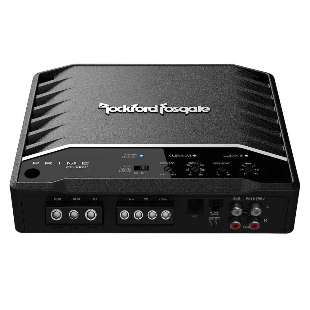 RFRB Rockford Fosgate R2-500X1 Prime Series 500 Watt Mono Subwoofer Amplifier 2