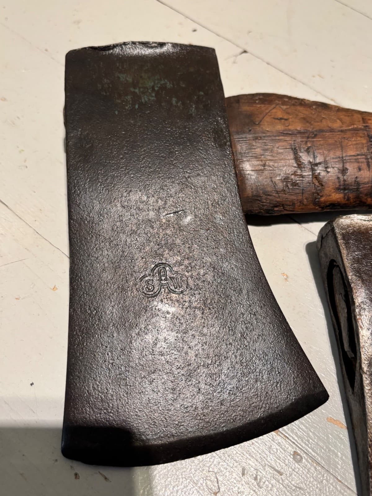 2x Vintage Wetterlings Axes – SAW 5 lb - EX – Storvik Sweden 2